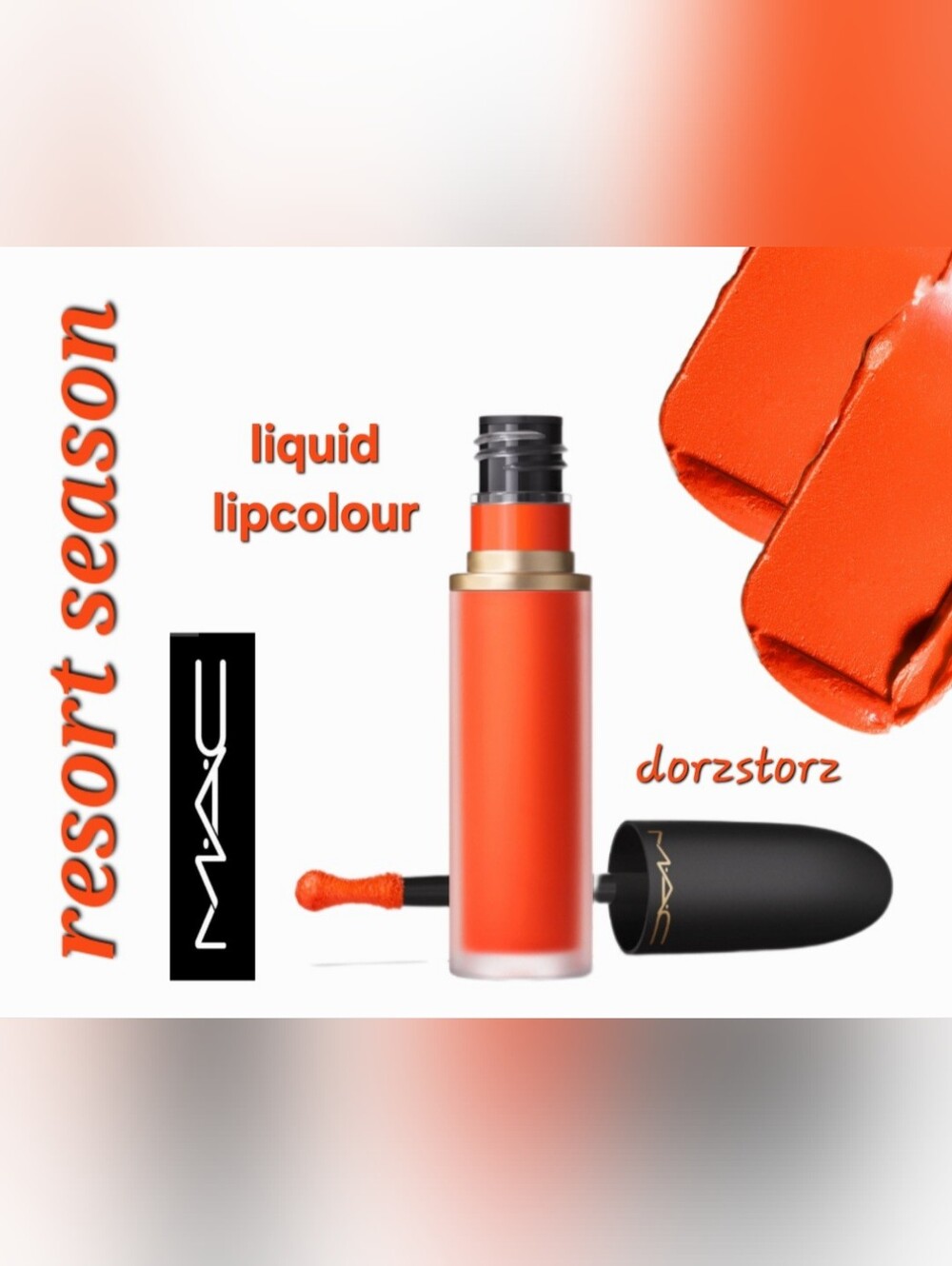 MAC • Liquid Lipcolour • RESORT SEASON • Orange Nude • 0.17 oz • New in box